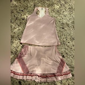 K-Swiss Women’s Autumn Pleat Tennis Skirt and Top XS